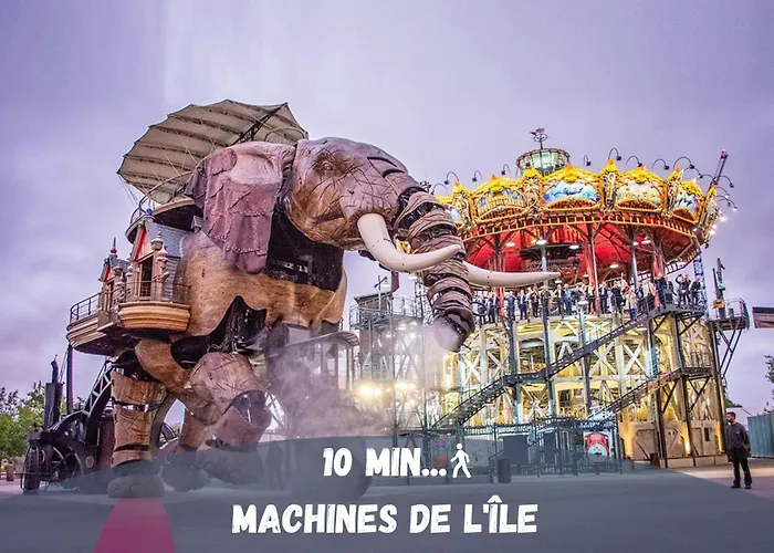 Machines De L'ile - Fibre - Netflix - T2 La Tour Apartmán Nantes