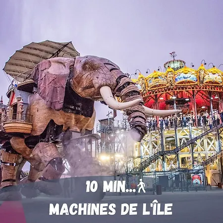 Machines De L'ile - Fibre - Netflix - T2 La Tour Apartament Nantes